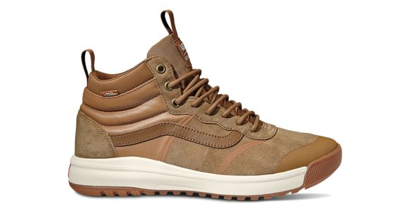 Vans Ultrarange Hi Dl MTE Shoes, Chipmunk/Marshmallow, 8, VN0A4BU5TYF-8