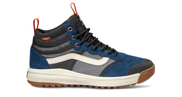 Vans Ultrarange Hi Dl MTE Shoes, Gibraltar Sea/Marshmallow, 11, VN0A4BU5TYH-11