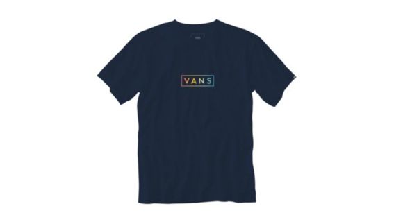 Vans Easy Box Short Sleeve T-Shirt - Men's, Dress Blues, Small, VN0A3HRELKZ-Small