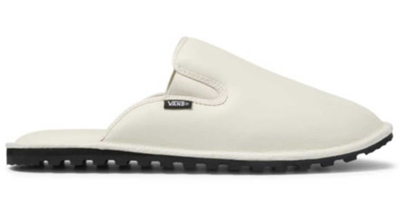 Vans Mountain Mule Vansguard Slippers, Bone/Black, 12, VN0A5JI6235-12