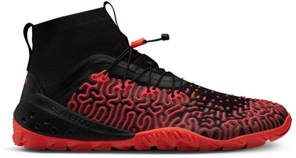 Vivobarefoot Esc Tempest Trailrunning Shoes - Men's, Black Neon Coral, 47, 300099-0247