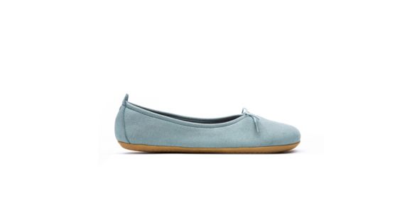 Vivobarefoot Jing Jing Lace Eco Suede Casual Shoe - Women's, Dusty Blue, 36, 200016-26-36