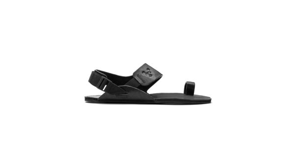 Vivobarefoot Kolhapuri Leather Elegant Sandal - Women's, Black/Hide, 36, 200064-02-36