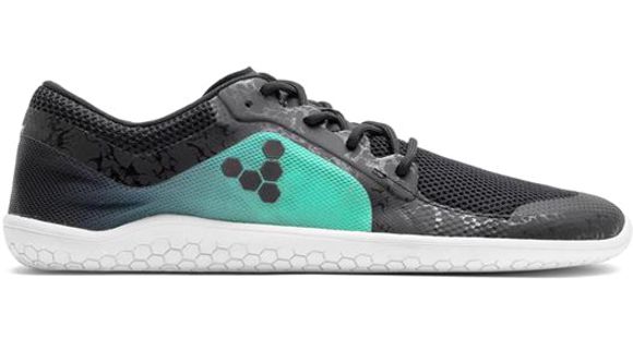 Vivobarefoot Primus Lite - Men's, Black/Spearmint Green Textile, 45, 300064-15-45