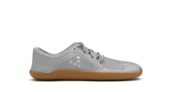 Vivobarefoot Primus Lite Road Running Shoes - Mens, Ash/Gum, 41, 300064-14-41