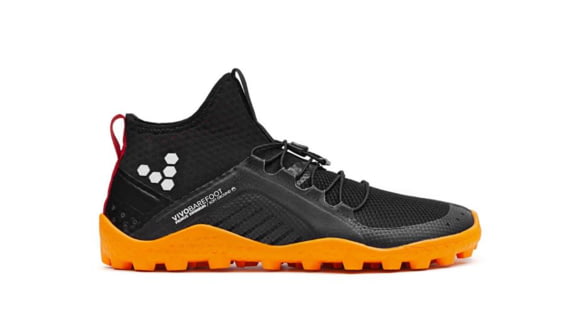 Vivobarefoot Primus Swimrun Boot - Men's, Black/Orange, 41 EU, 300097-01-Black/Orange-41 EU