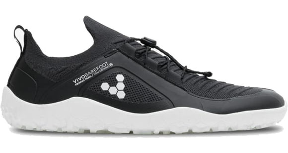Vivobarefoot Primus Trail Knit FG Shoes - Men's, Obsidian/White, 45, 309099-0145