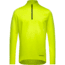 GOREWEAR Everyday Mid 1/4 Zip Mens in Neon Yellow XL Regular fit Moisture Wicking BAB72606, 101093-0800-XXL