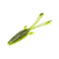 13 Fishing Invader Creature Bait feat. Rabbit Ear 4.25in, 6/Pack, Cilantro Lime, RE-IV-25