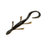 13 Fishing Lizzy - Creature Bait - 8in - 1/2oz - Black & Tan, L8-16