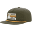 Rapala Walleye Chop Flat Brim Snapback Hat - Men's, Green, One Size, HFB9