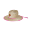 Body Glove Straw Lifeguard Hat with Bungee Cord - Natural/Pink 966F2938, One Size, Natural/Pink, B002-650BG-TJX-NAT-ONE/SIZE