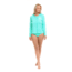 Body Glove Mandie Hoodie Rashguard - Sea Mist 7B39F298, L, Sea Mist, 39-506597-Sea-Mist-L