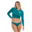 Body Glove Smoothies Let It Be Cross-Over Rash Guard - Kingfisher A24C2C3F, M, Kingfisher, 39525744-629-M