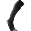 2XU Compression Recovery Socks - Women's-Black/Black-Large