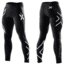 2XU Wmn Midrise Ct 3/4 Blk Sm WA2865b BL/DRF S