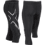 2XU Mens Hyoptik 3/4 Ct Blk Md 3515B BLK/SRF M