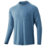 HUK Performance Fishing Waypoint Hoodie - Men's, Silver Blue, Small, H1200292-040-S