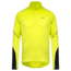 GOREWEAR Mens M Mid Long Sleeve Zip Running Shirt in Neon Yellow/Black XL Slim fit 9208E89D, 100530-0899-XXL