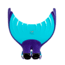 Body Glove Adult Mermaid Linden Monofin - Purple/Blue B0BE4AAB, Purple/Blue, 18060-PURBLU