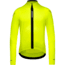 GOREWEAR SPINSHIFT Thermo Long Sleeve Cycling Jersey Mens in Neon Yellow Large Form fit 6138BC78, 101086-0800-L