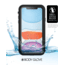Body Glove iPhone 12 Tidal Waterproof Phone Case - Black/Clear 496B27A2, Black/Clear, 12, 9798201-BLACK