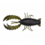 Big Bite Baits Real Deal Craw Soft Baits, 7 per Pack, Sprayed Grass, 4 inch, RDCRW