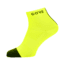 GOREWEAR M Light Mid Socks in Neon Yellow/Black 8-9.5 Moisture Wicking 43A6AE58, 100232-0899-L