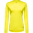 GOREWEAR Everyday Long Sleeve Running Shirt Womens in Washed Neon Yellow 2XS Regular fit 6F9490E0, 101017-BP00-34