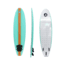 Aquapac Daily 76 Soft-Top Surfboard with Removable Fins C7E28592, 7 ft 6 in, Mint/White, STSURFDAILY20U-343-7/FT/6/IN