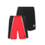 Body Glove Boys Solid and Two-Tone Shorts Set 8-18 - Black & Red/Black E5BC6AC2, 8, Black & Red/Black, 8953BGS31-B-8