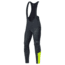 GOREWEAR Mens C7 Partial WINDSTOPPERR Pro Cycling Bib Tights+ in Black/Neon Yellow Large Form fit Windproof 01A9FEFF, 100271-9908-XL