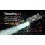 Acebeam EDC Terminator M2-X Flashlights, Li-Ion Battery, 3200 Lumens w/RGB, Grey, M2-X