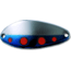 Acme Little Cleo Spoon, 2 1/8in, 2/5oz, Sinking, Nickel & Blue w/Orange Dots, C200/ODBN
