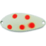 Acme Little Cleo Spoon, 2 1/8in, Sinking, 2/5oz, Glow w/5 Orange Dots, C200GL/GLFD