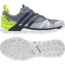 Adidas Terrex Men's Terrex Agravic Trailrunning Shoes, Raw Steel/ Navy/Solar Slime, 11.5 US, CM7613-11.5
