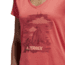 Adidas Terrex Mountain Women's Tee Shirt, Trace Scarlet, Large, CV6178-L