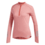 Adidas Terrex Response Women's Long Sleeve Zip Tee Shirt, Real Color/Colored Heather, Large, CF1005-L