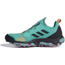 Adidas Terrex Agravic Boa Shoes - Womens, Acid Mint/Core Black/Screaming Pink, 10, FY9460-300-10
