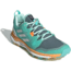 Adidas Terrex Agravic Shoes - Womens, Acid Mint/Crystal White/Hazy Orange, 9, FX6977-300-9
