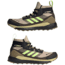 Adidas Terrex Free Hiker GTX Hiking Shoes - Men's, Savannah/Hi-Res Yellow/Core Black, 9.5, FX4509-262-9.5