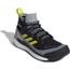 Adidas Terrex Free Hiker GTX Shoes - Men's, Halo Silver/Acid Yellow/Core Black, 12.5, FX4510-20-12.5