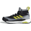 Adidas Terrex Free Hiker GTX Shoes - Men's, Halo Silver/Acid Yellow/Core Black, 12.5, FX4510-20-12.5