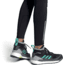Adidas Terrex Free Hiker GTX Shoes - Womens, Core Black/Acid Mint/Hi-Res Yellow, 10, FX4667-001-10