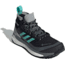 Adidas Terrex Free Hiker GTX Shoes - Womens, Core Black/Acid Mint/Hi-Res Yellow, 10, FX4667-001-10