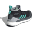 Adidas Terrex Free Hiker GTX Shoes - Womens, Core Black/Acid Mint/Hi-Res Yellow, 10, FX4667-001-10