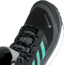 Adidas Terrex Free Hiker GTX Shoes - Womens, Core Black/Acid Mint/Hi-Res Yellow, 10, FX4667-001-10
