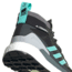 Adidas Terrex Free Hiker GTX Shoes - Womens, Core Black/Acid Mint/Hi-Res Yellow, 10, FX4667-001-10