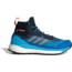 Adidas Terrex Free Hiker Primeblue Hiking Shoes - Men's, Core Black/Grey Three/Blue Rush, 8, GZ0334-8