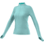 Adidas Terrex Icesky Half Zip Long Sleeve Top - Women's-Frost Mint-Small, 188278